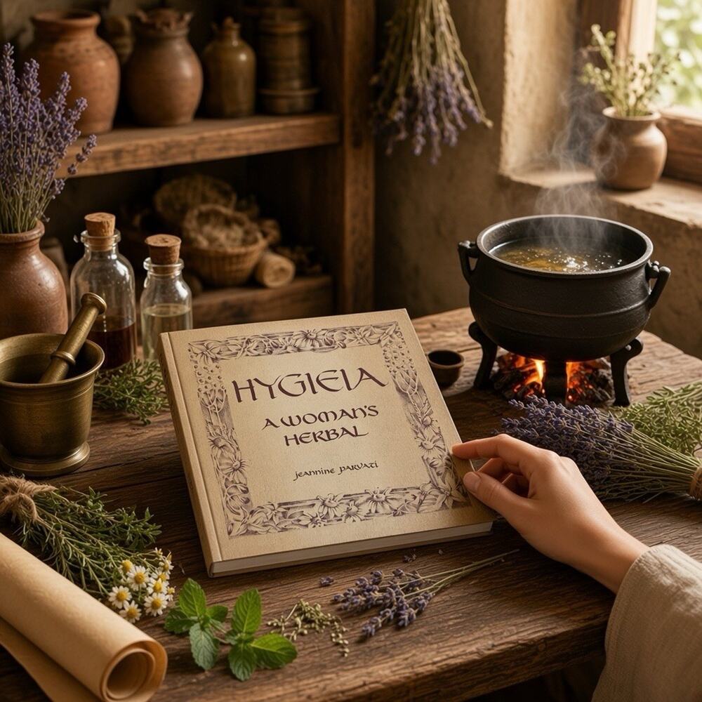 Vintage Hygieia A Woman’s Herbal By Jeannine Parvati 1st Ed 1st Printing 1978